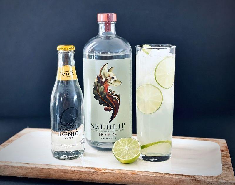 Non-Alcoholic Gimlet Recipe with Seedlip Spice 94
