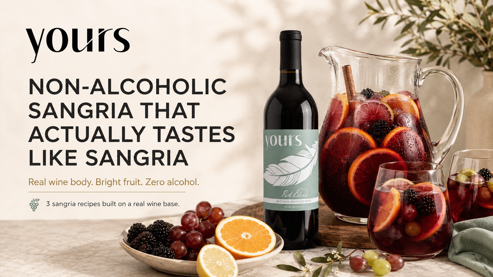 Non-Alcoholic Sangria That Actually Tastes Like Sangria