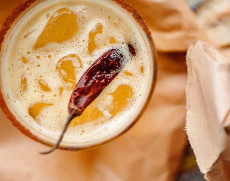 Non-Alcoholic Pineapple Bourbon Lemonade Mocktail