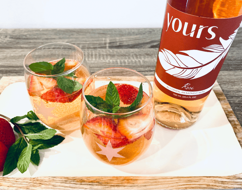 Non-Alcoholic Rosé Sangria Recipe