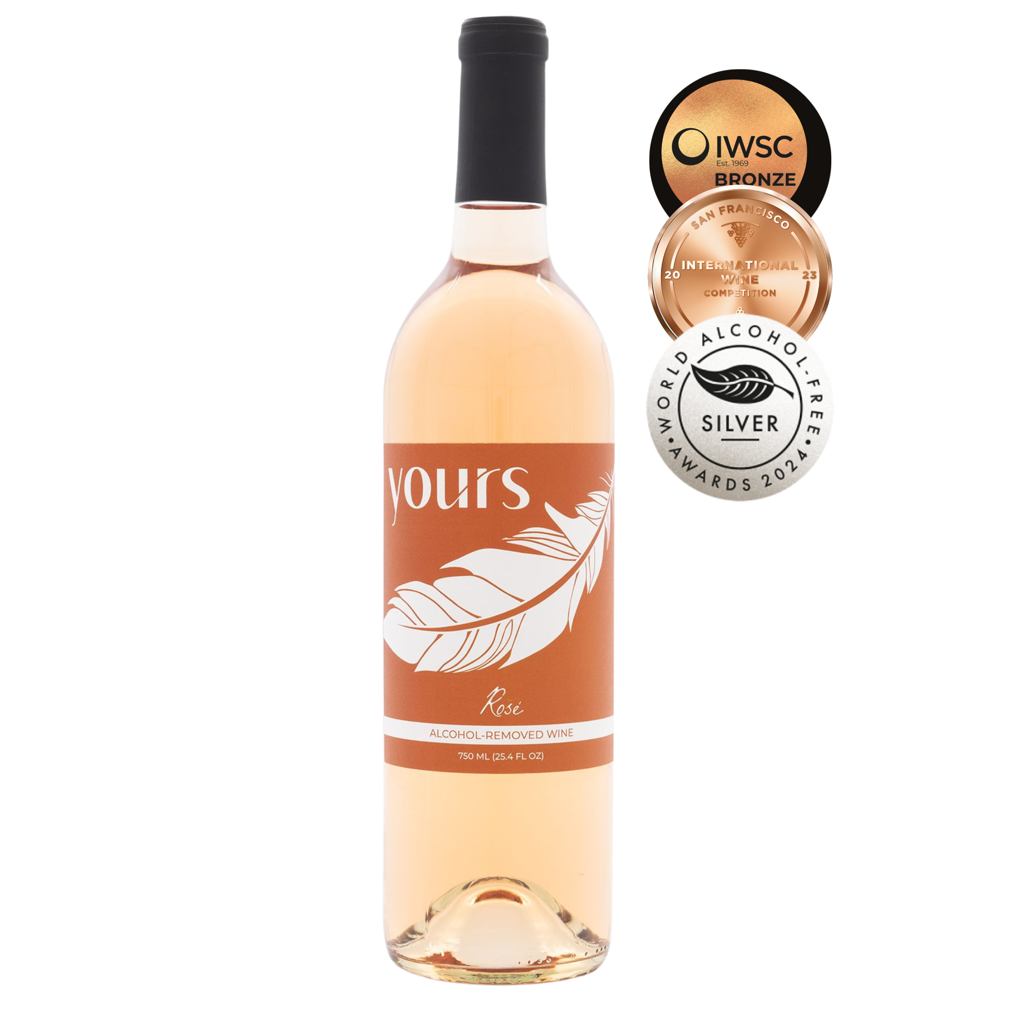 YOURS Non-Alcoholic Wine Small Batch Seasonal Rosé