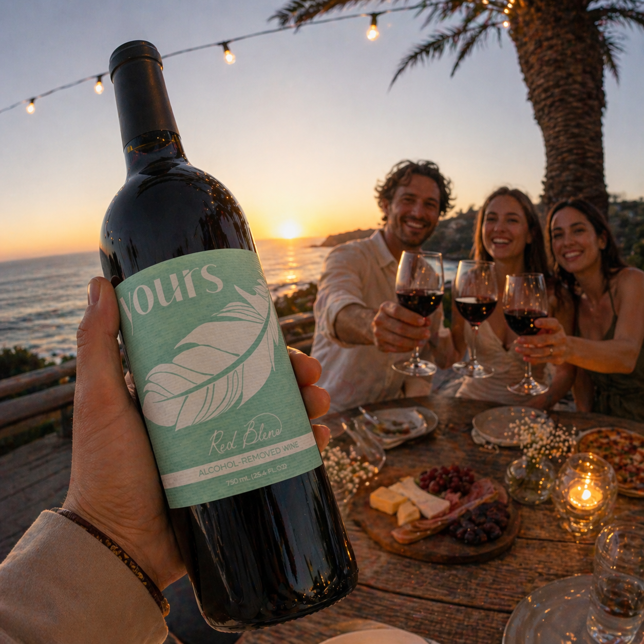 YOURS Non-Alcoholic Wine Award-Winning California Red Blend