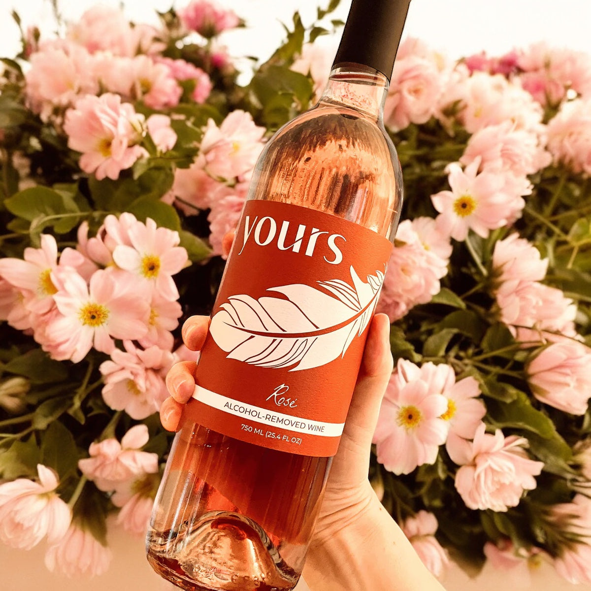 YOURS Non-Alcoholic Wine Small Batch Seasonal Rosé