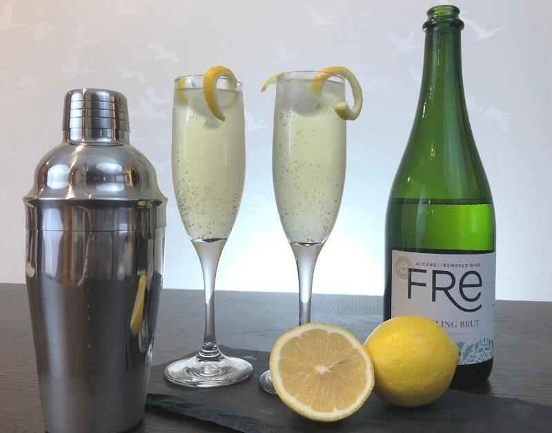 Non-Alcoholic French 75 Drink