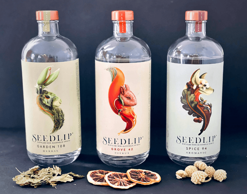 Seedlip Distilled Non-Alcoholic Spirits Line Up