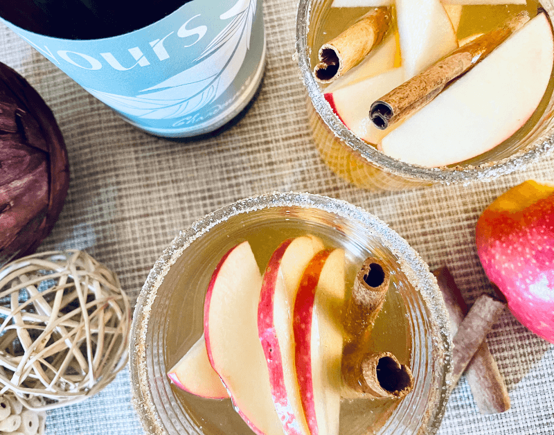 Non-Alcoholic Thanksgiving Apple Cider Sangria Recipe