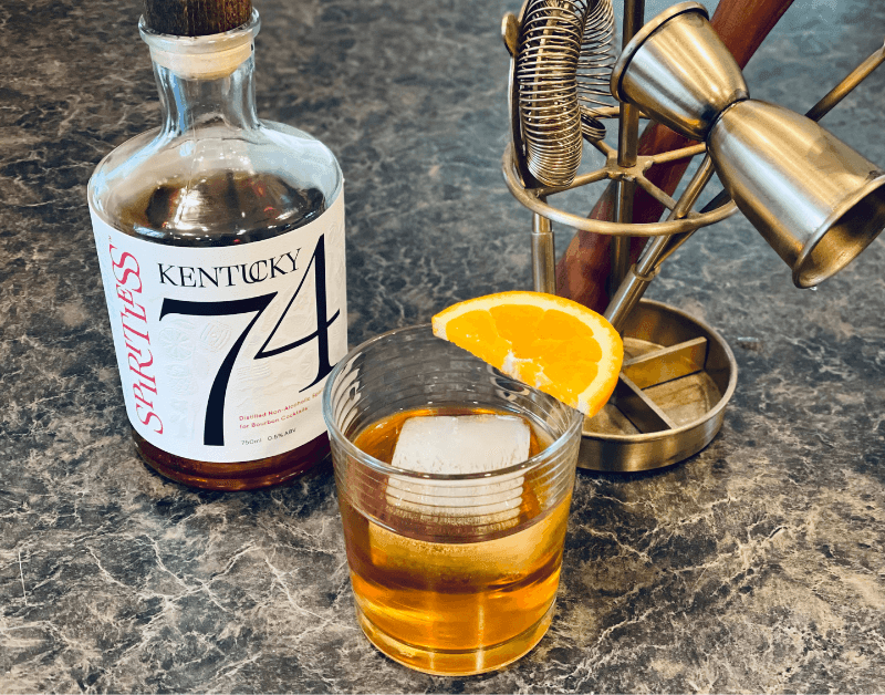 Alcohol Free Old Fashion Cocktail
