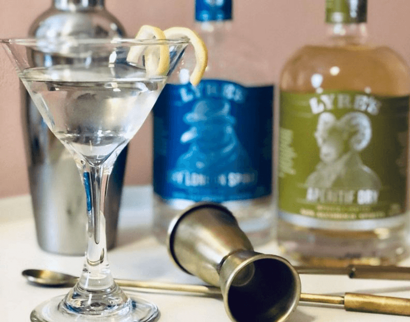 Non-Alcoholic Gin Martini Drink