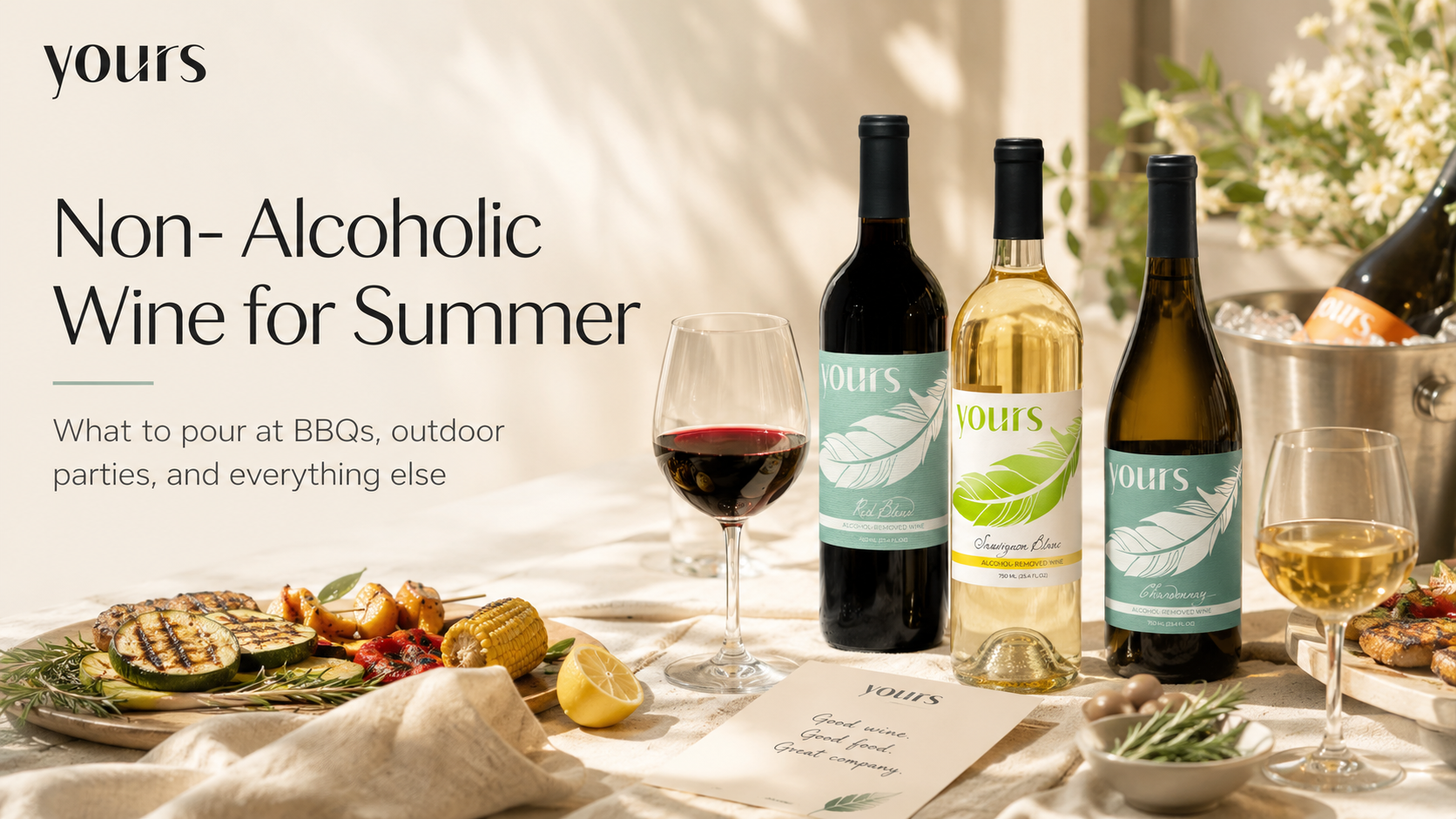 Non-Alcoholic Wine for Summer: What to Pour at BBQs, Outdoor Parties, and Everything Else