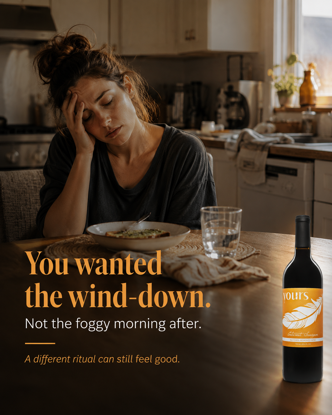 YOURS Non-Alcoholic Wine California Cabernet Sauvignon