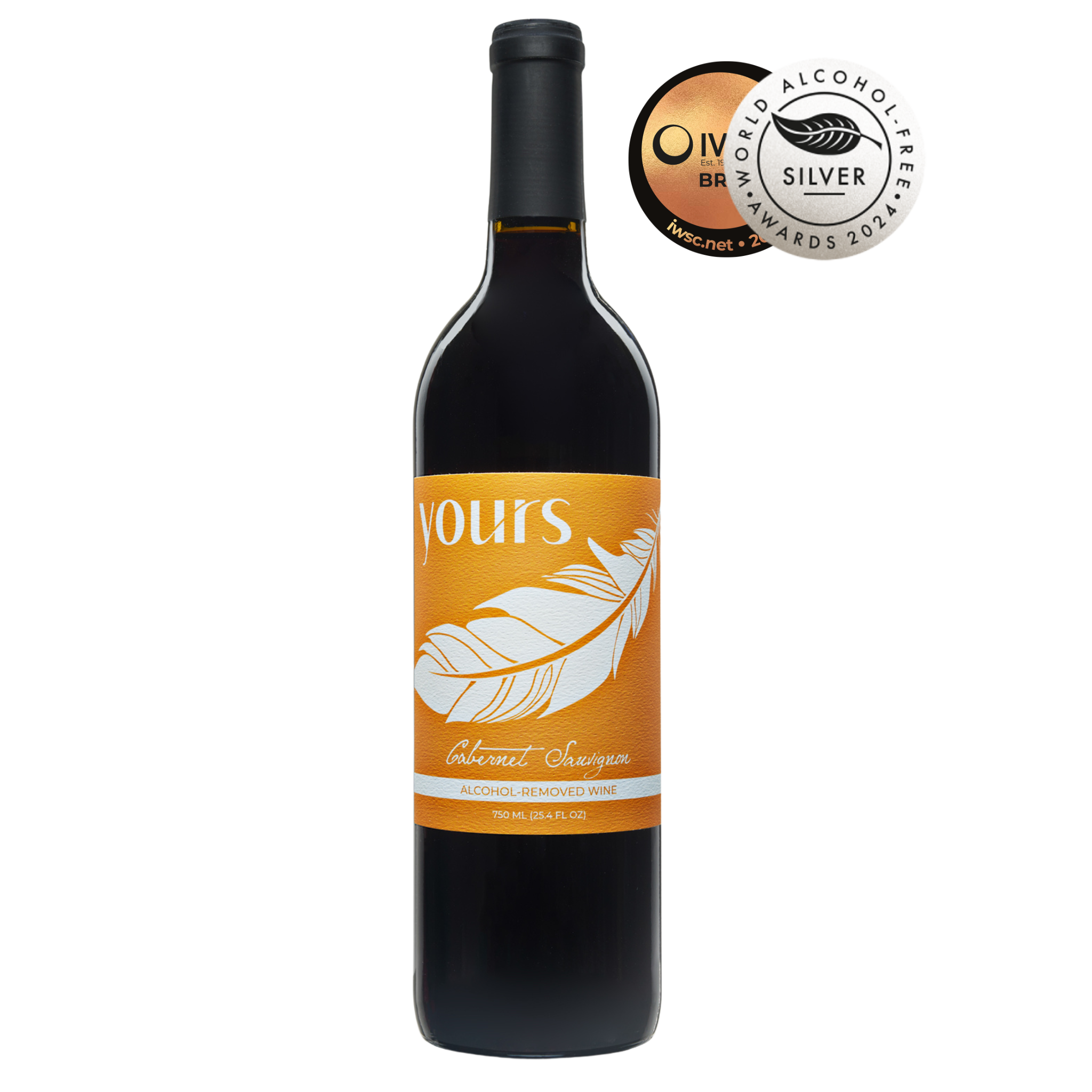 YOURS Non-Alcoholic Wine Small Batch California Cabernet Sauvignon