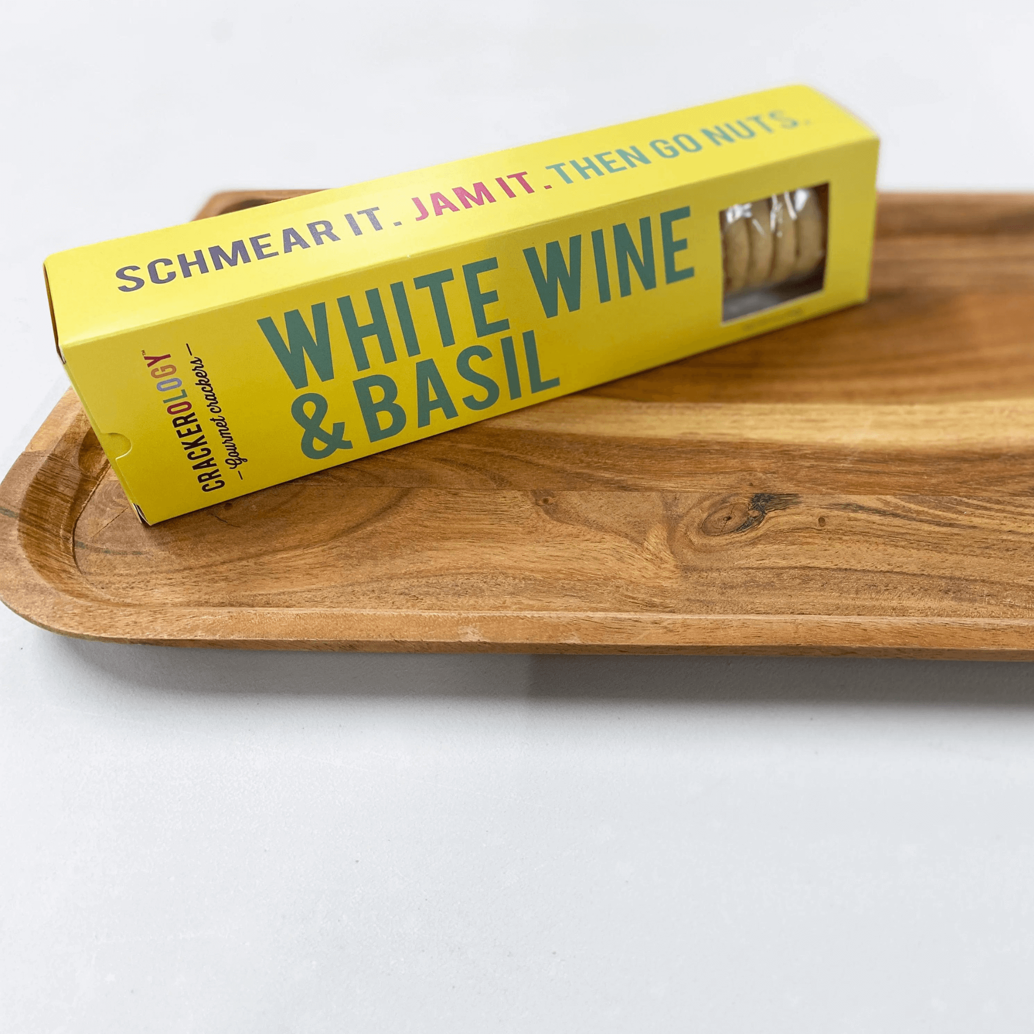 Crackerology White Wine & Basil Crackers