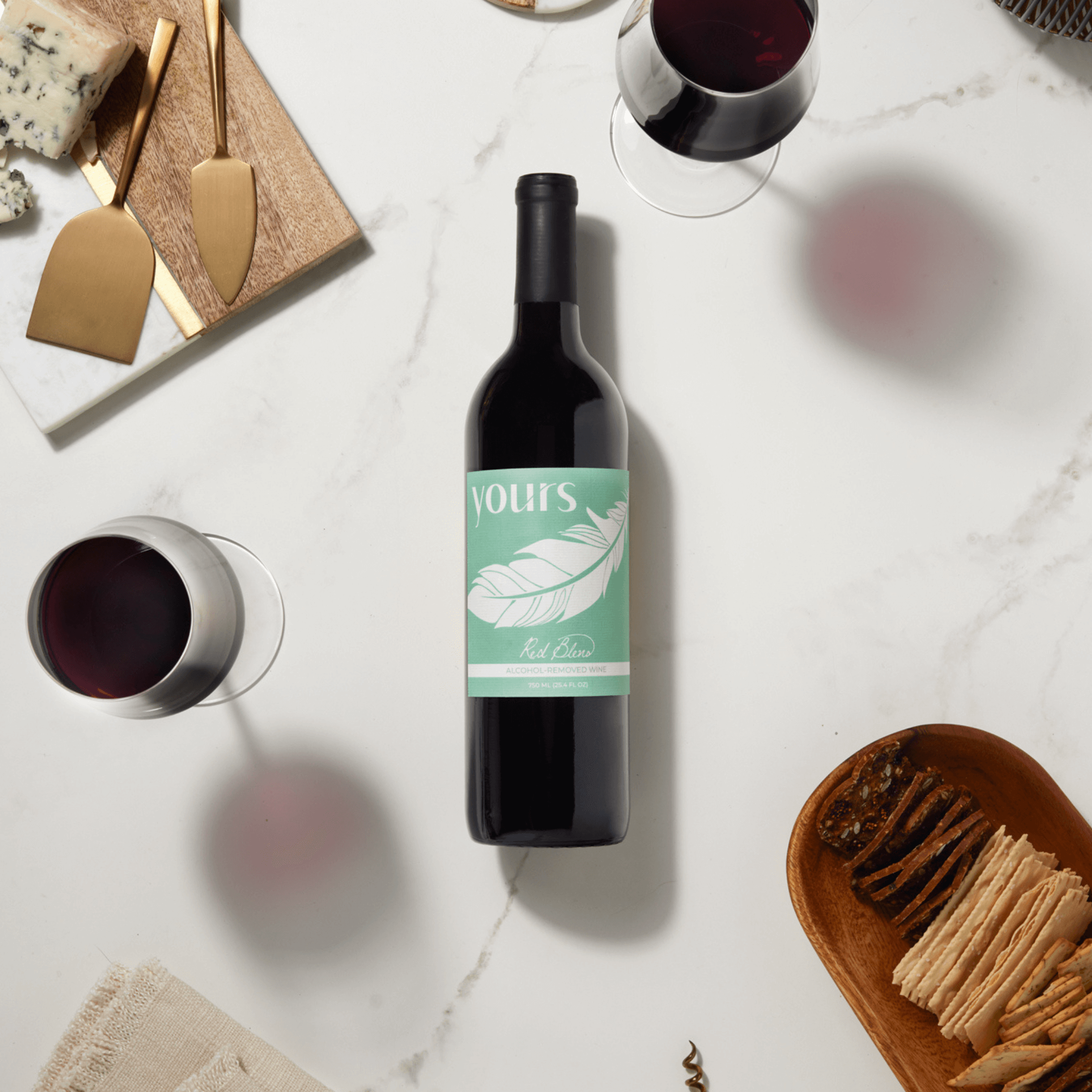 YOURS Non-Alcoholic California Red Blend Lifestyle