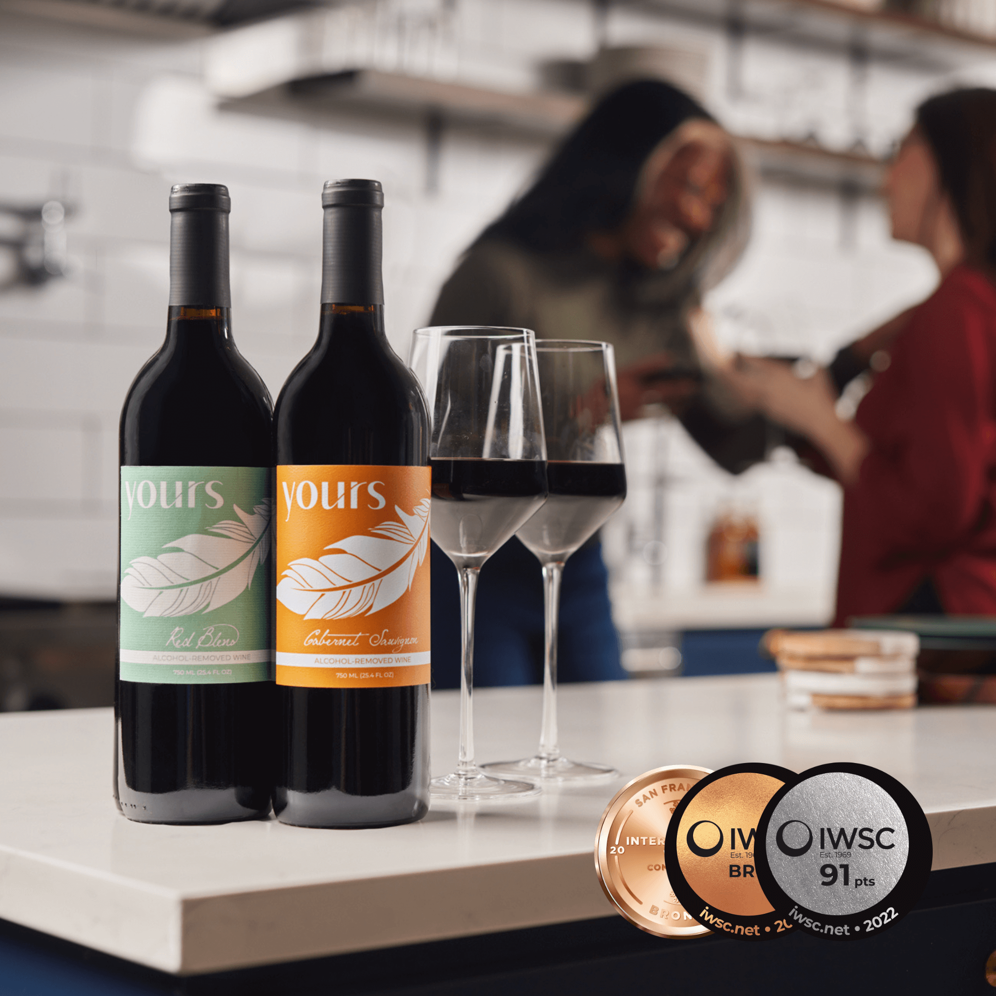 Non-alcoholic red wine kit