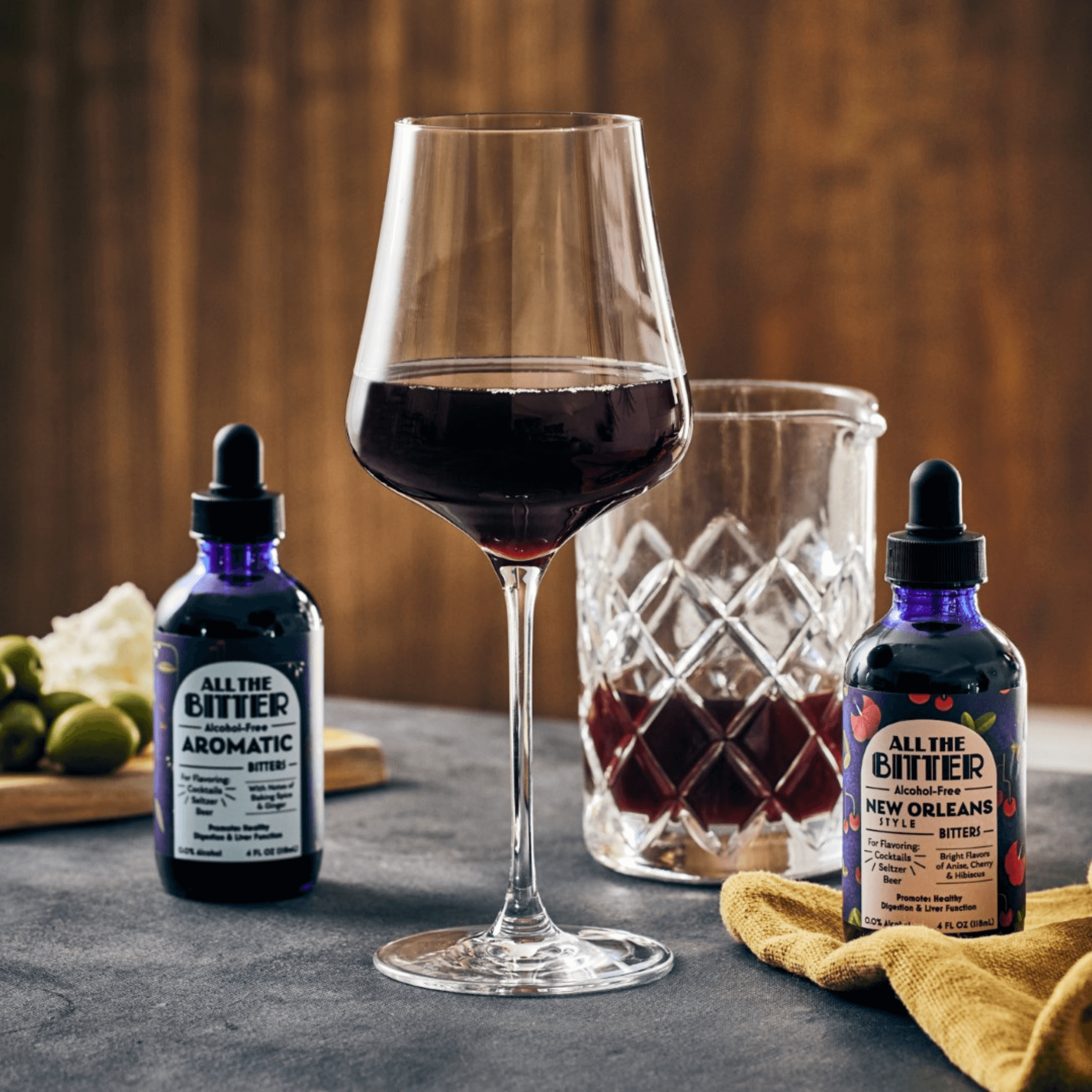 All the Bitter Aromatic Bitters for Wine & Cocktails (Alcohol-Free)