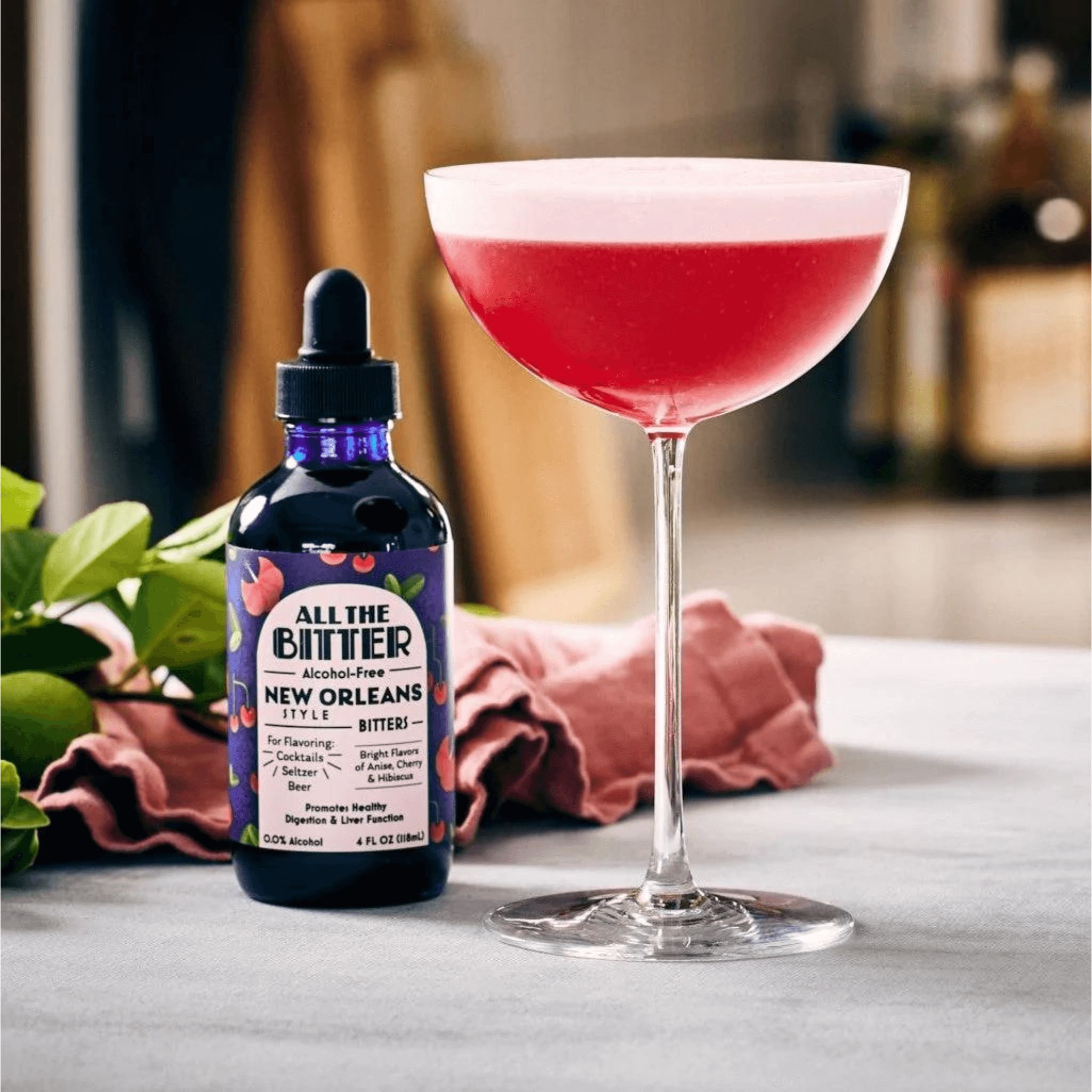 All the Bitter New Orleans Bitters for Wine & Cocktails (Alcohol-Free)