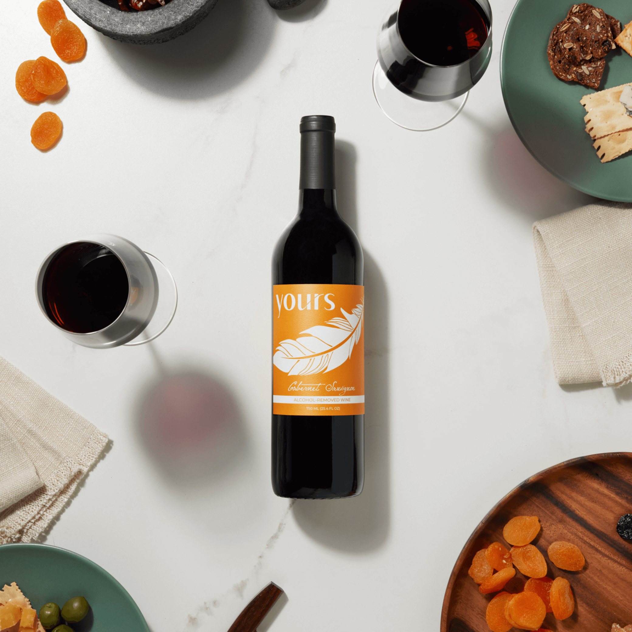 YOURS Non-Alcoholic Wine California Cabernet Sauvignon